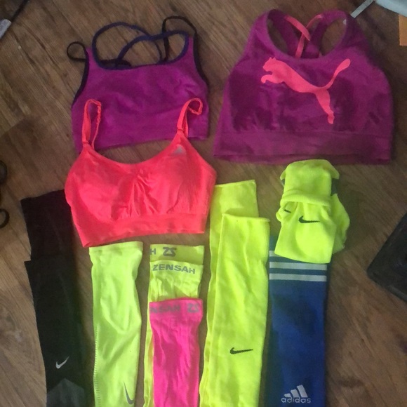 Brand new never worn soccer socks and sports bras - Picture 2 of 4
